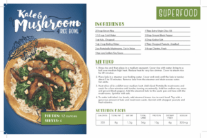 Kale & Mushroom Rice Bowl Recipe