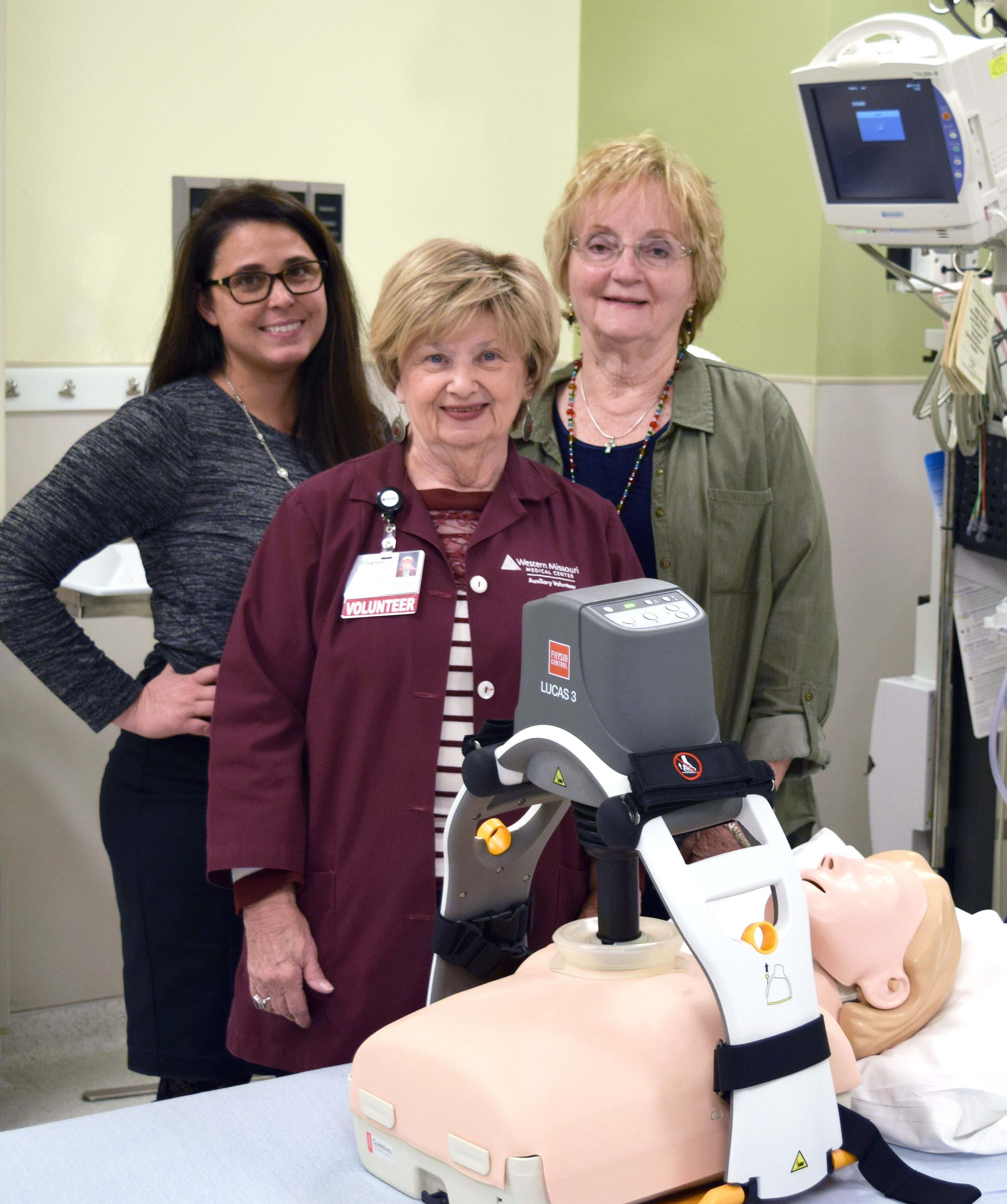 WMMC Auxiliary Purchases Life-Saving LUCAS Device for Emergency Department