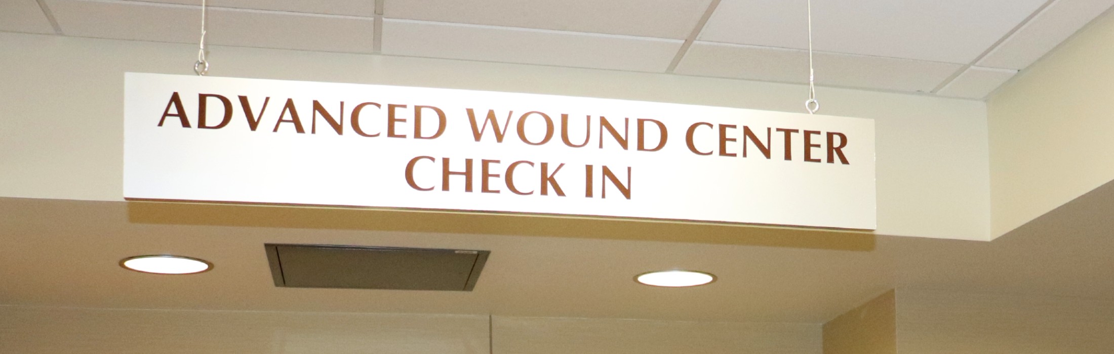 Check-in at the Advanced Wound Center at Western Missouri Medical Center