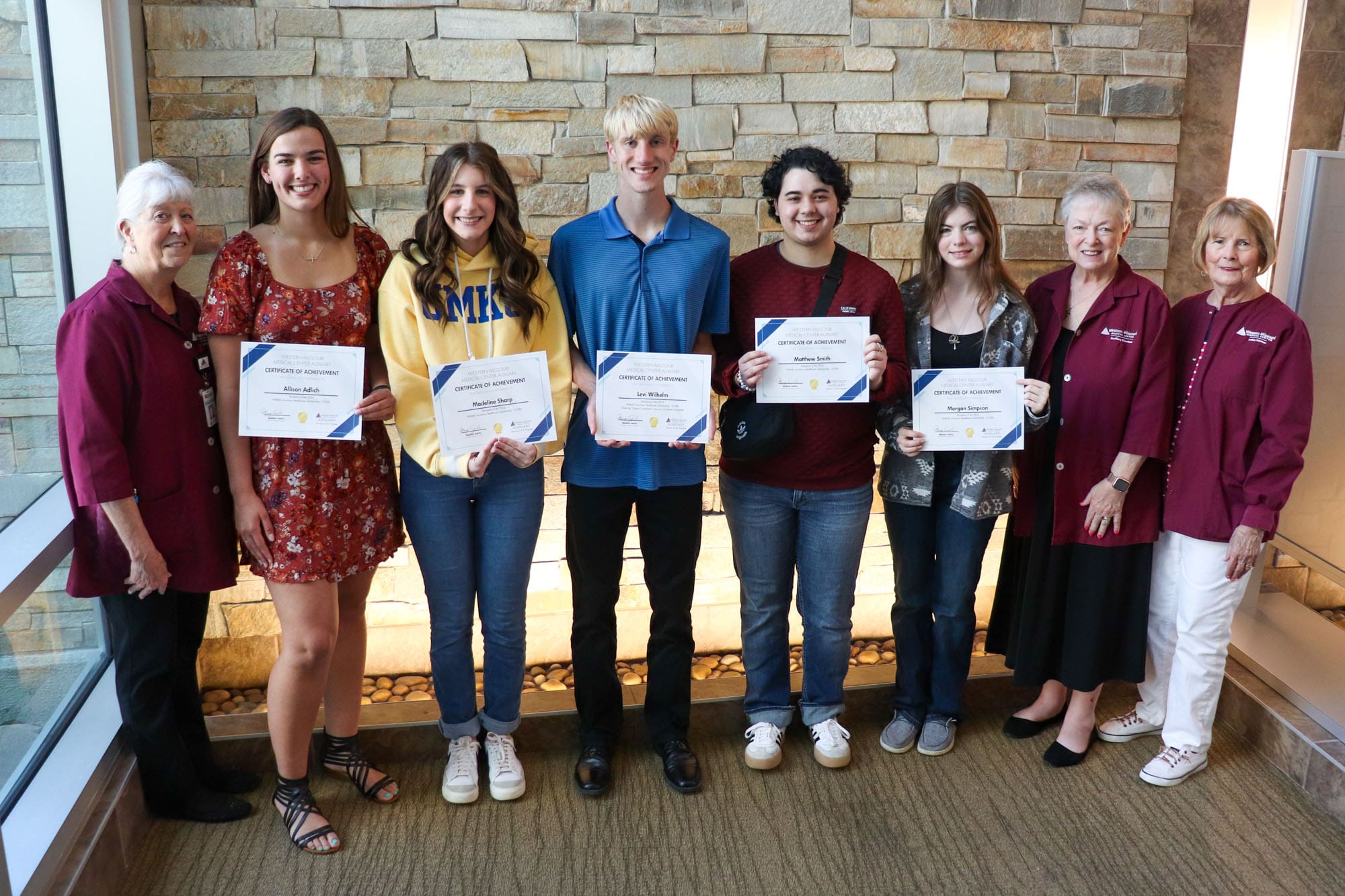 WMMC Auxiliary Scholarship recipients